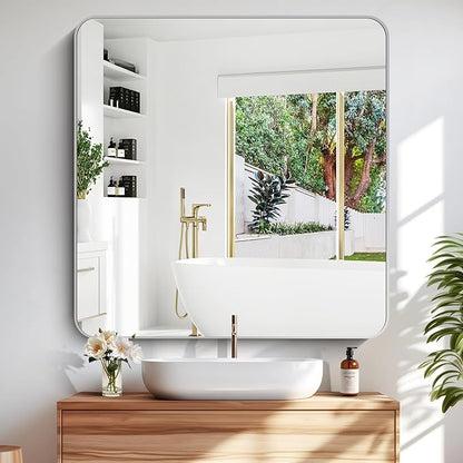 42" x 42"Bathroom Mirror, Decorative Rectangular Vanity Mirror