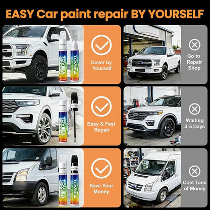 Celestite(1K3) Touch Up Paint Compatible with TOYOTA,2-In-1 Car Scratch Remover Pen,Car Paint Scratch Repair Kit for Scratches,Chips & Nicks,2-PCS SET