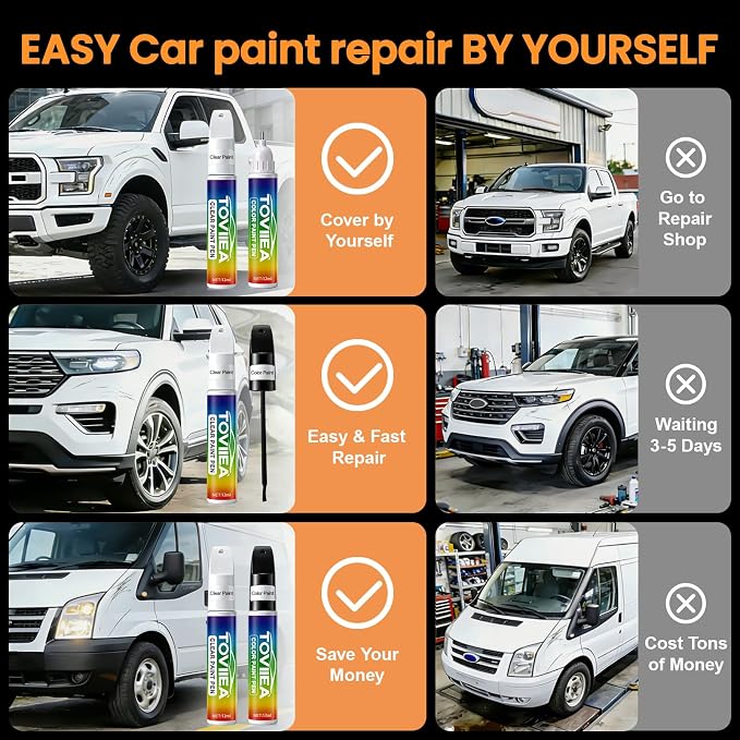 Volcanic Red Tintcoat(GNT/WA170H) Touch Up Paint Compatible with GMC,2-In-1 Car Scratch Remover Pen,Car Paint Scratch Repair Kit for Scratches,Chips & Nicks,2-PCS SET