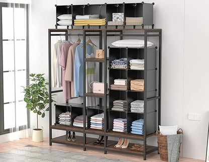 HOMIDEC Closet Organizers and Storage, 16 Cube Storage Organizer, Closet