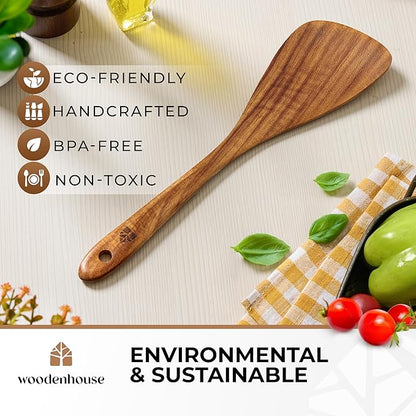 Wooden Spatula for Cooking, 12 Inch