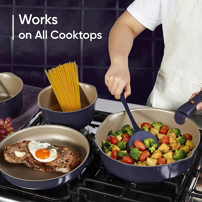 CAROTE 26 Pcs Pots and Pans Set, Nonstick Cookware Sets