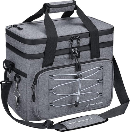 Maelstrom Collapsible Soft Cooler Bag, 24/30/60/75 Cans Beach Cooler, Ice Chest, Leakproof & Portable for Beach, Camping, Road Trips & Grocery Shopping