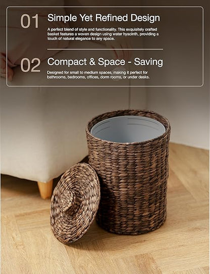 4 Gallons Wicker Waste Basket