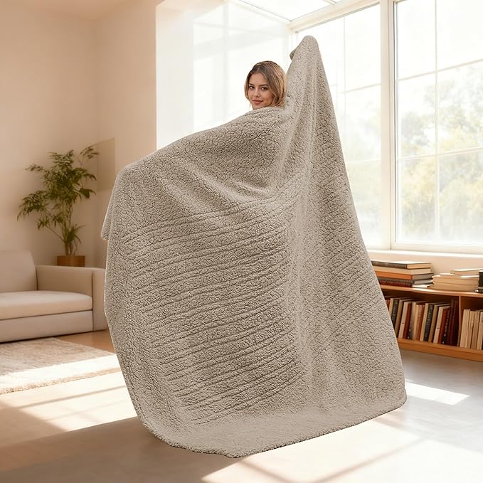 Electric Heated Blanket Full Size 72"×84"