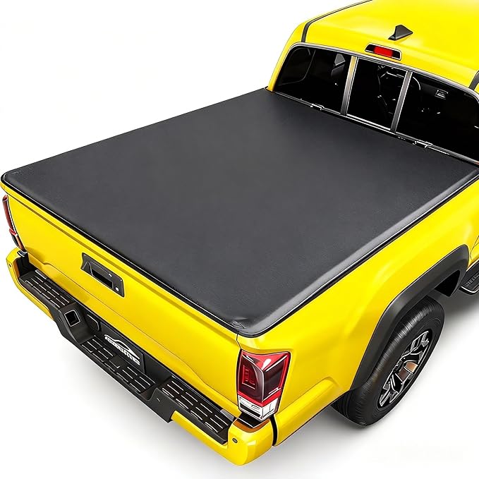 Soft Roll Up Truck Bed Tonneau Cover Compatible with 2009-2025 2026 Dodge Ram 1500 (Incl. Classic & New) 5.7 ft Bed Without Rambox | 5.7FT(67.4")