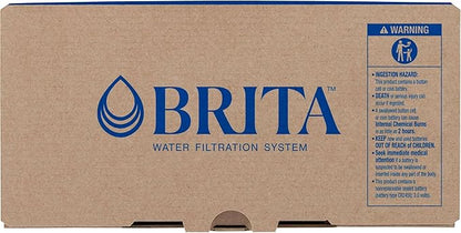 Brita Small 6 Cup Water Filter Pitcher, 1 BritaPlus Filter, Stone Blue