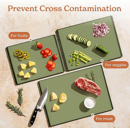 SMIRLY Plastic Cutting Board Set