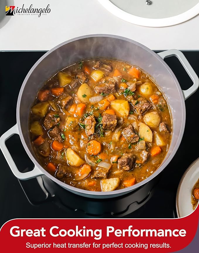 MICHELANGELO 8-Quart Soup Pot