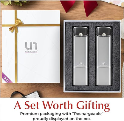 Automatic Salt and Pepper Grinder Set