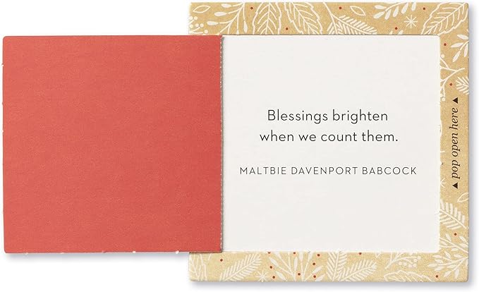 Compendium ThoughtFulls Pop-Open Cards — Holiday Cheer — 30 Pop-Open Cards, Each with a Different Inspiring Message Inside