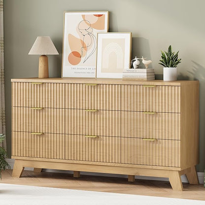 Fluted Dresser for Bedroom