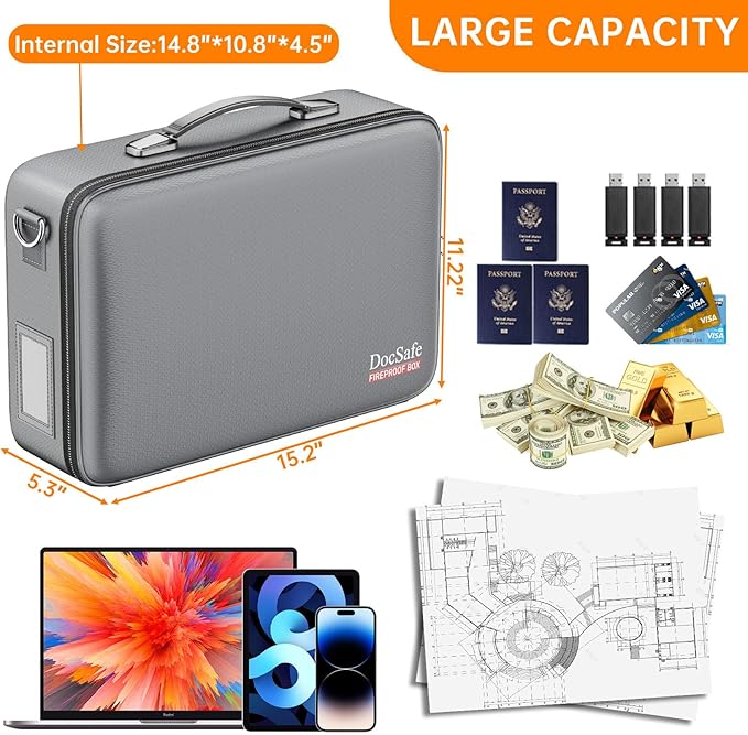 DocSafe Fireproof Document Box