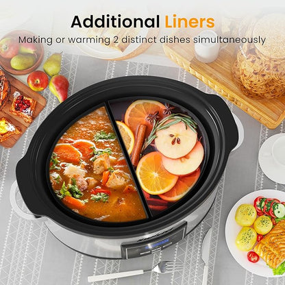 Sunvivi 6 Quart Programmable Slow Cooker