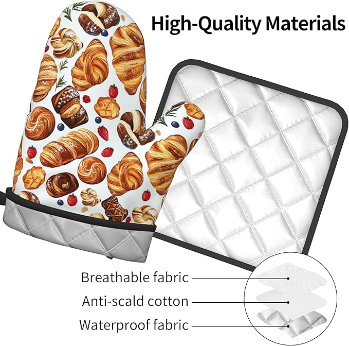 Oven Mitt and Pot Holders Sets