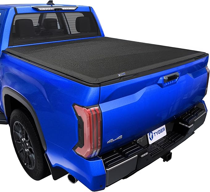 Tyger Auto T3X Soft Tri-Fold in Fabric Truck Bed Tonneau Cover Compatible with 2014-2021 Toyota Tundra | 6.5' (79") Bed | TG-BC3T1433X