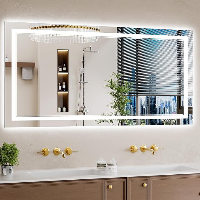 24"x48" LED Bathroom Mirror