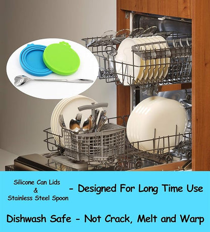 Comtim Pet Food Can Lids, Silicone Can Covers