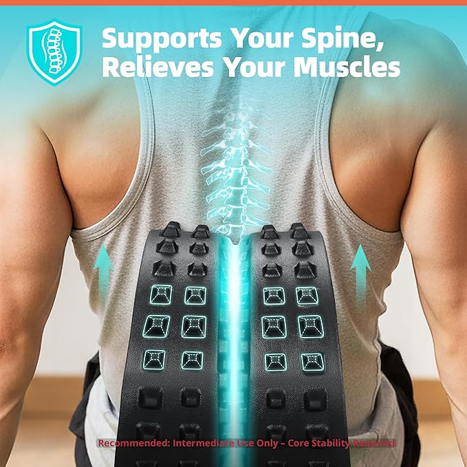 Back Roller for Back Pain Reliefn & Stretching, Deep Tissue Massage Roller