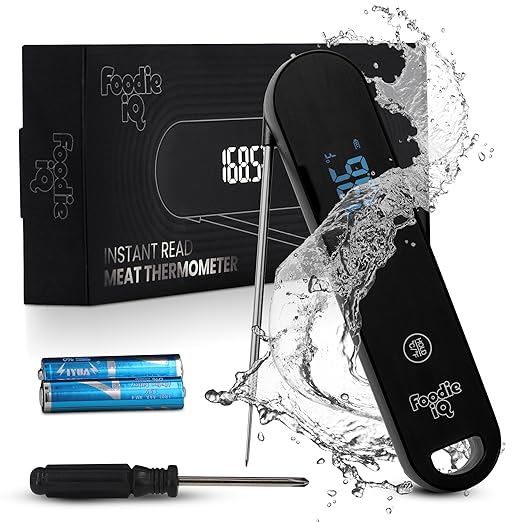 Professional Digital Food Thermometer, <1 Second Response time, ±0.5°F Accuracy