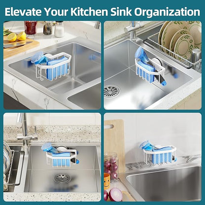 TAILI Sink Caddy with Strong Suction Cup, Sponge Holder