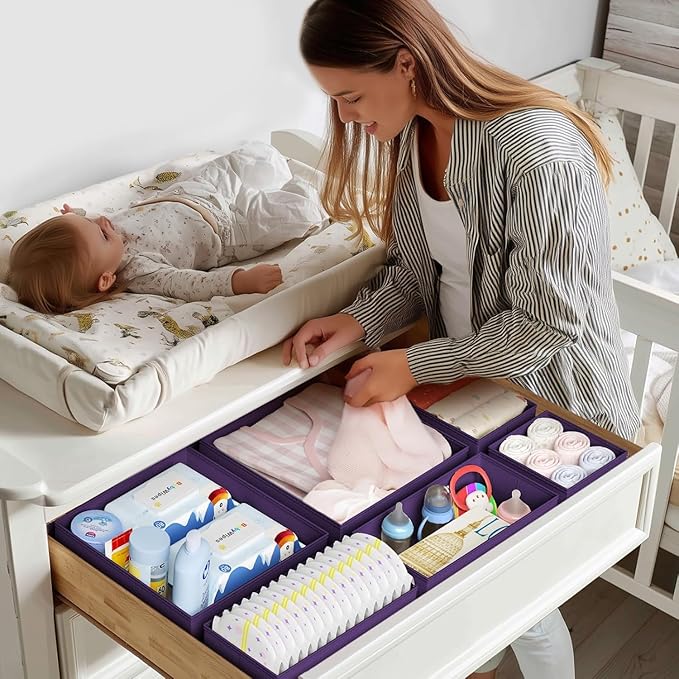 DIMJ Drawer Organizer Clothes