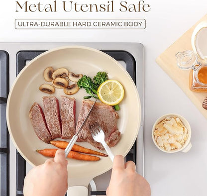 PRICUSIS Nonstick Ceramic Frying Pan