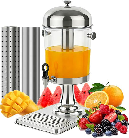 Beverage Dispenser with Stand, 2 Gallon Drink Dispenser