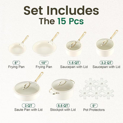 Chef Power Ceramic Cookware Sets, Cookware Set