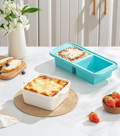 5x5 Small Baking Dish for Oven, 28 Oz Individual Ceramic Casserole Dish