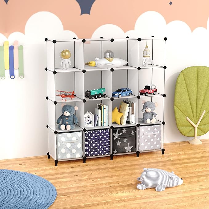 HOMIDEC Closet Organizers and Storage, 16 Cube Storage Organizer, Closet