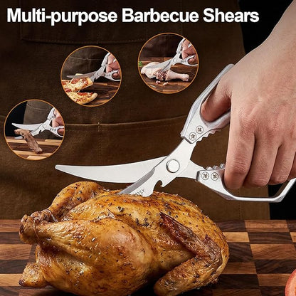 3PCS Heavy Duty Kitchen Scissors Set All Purpose