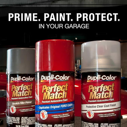 Dupli-Color EBUN01047 Perfect Match Automotive Spray Paint - Universal Flat Black - 8 oz. Aerosol Can