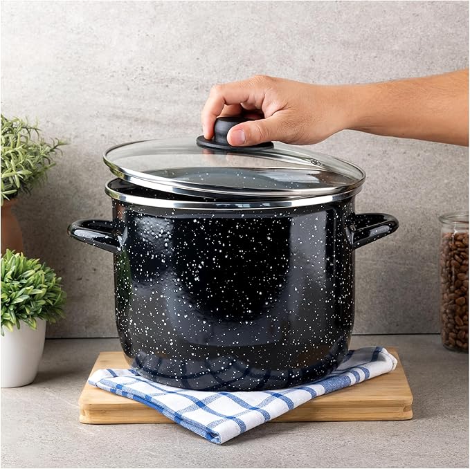 EKCO EOS 8-Quart Speckled Stockpot