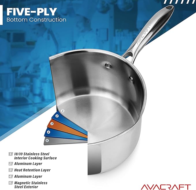 AVACRAFT Stainless Steel Saucepan