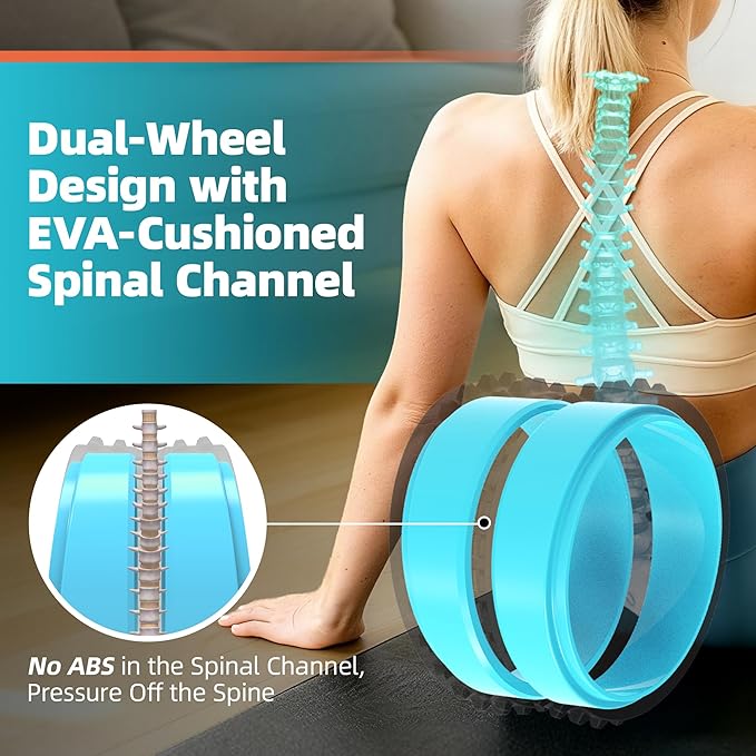 Back Roller for Back Pain Reliefn & Stretching, Deep Tissue Massage Roller