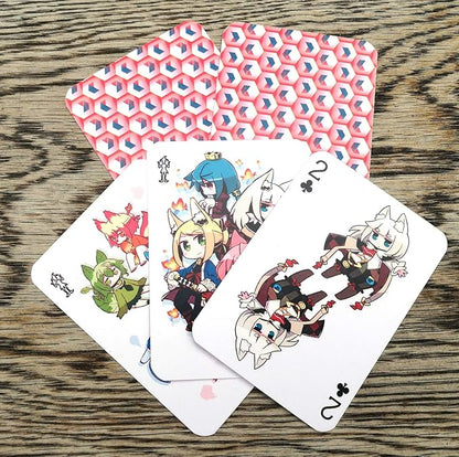 Anime Playing Cards # Poker Deck 54 Cards All Different # NAGA U Kawaii Anime Chibi Cute Manga