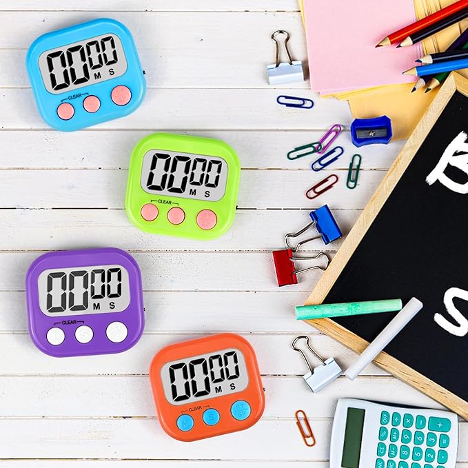 Digital Timer for Kids Teacher Supplies Classroom Timer for Study Learning