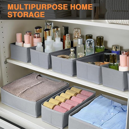 DIMJ Drawer Organizer Clothes 18 Pack