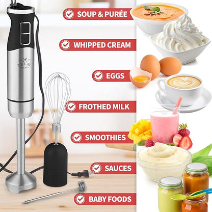 Zulay Immersion Blender Handheld