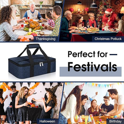 Insulated Casserole Carrier, Portable Casserole Carrier