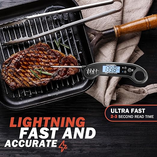 Meat Thermometer Digital, Instant Read Meat Thermometer