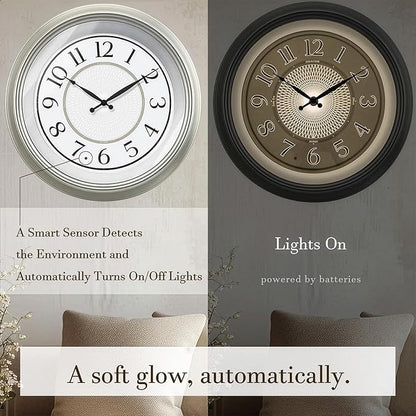 FOUNTAIN DESIGNS Galaxy 18" Large Luminous Atomic Clock