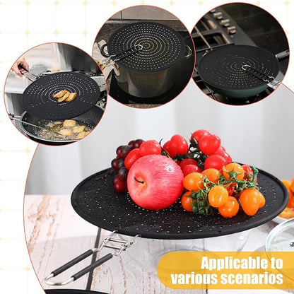 Tioncy 3 Pcs Silicone Splatter Screen