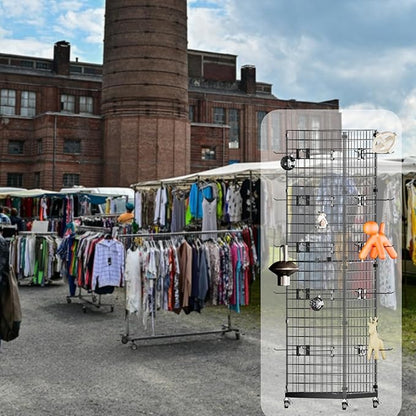 ztysn Grid Wall Panels Display Stand