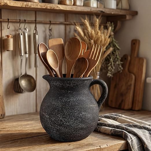 Potchen Rustic Kitchen Utensil Holder