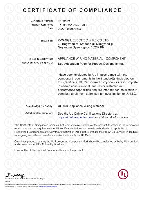 KWANGIL 12C 24AWG AMSB Shielded Cable Wire
