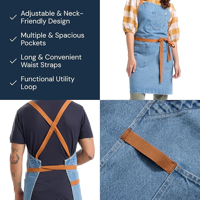 hedley & bennett Crossback Apron