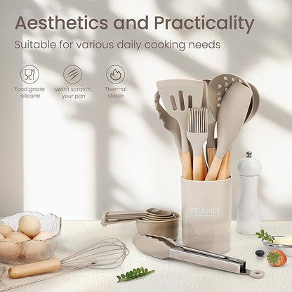26 Pcs Silicone Cooking Utensils Set