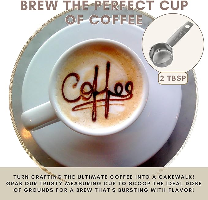 1/8 Cup Stainless Steel Measuring Cup | Sturdy Metal 30 ml | 30 cc | 1 oz |